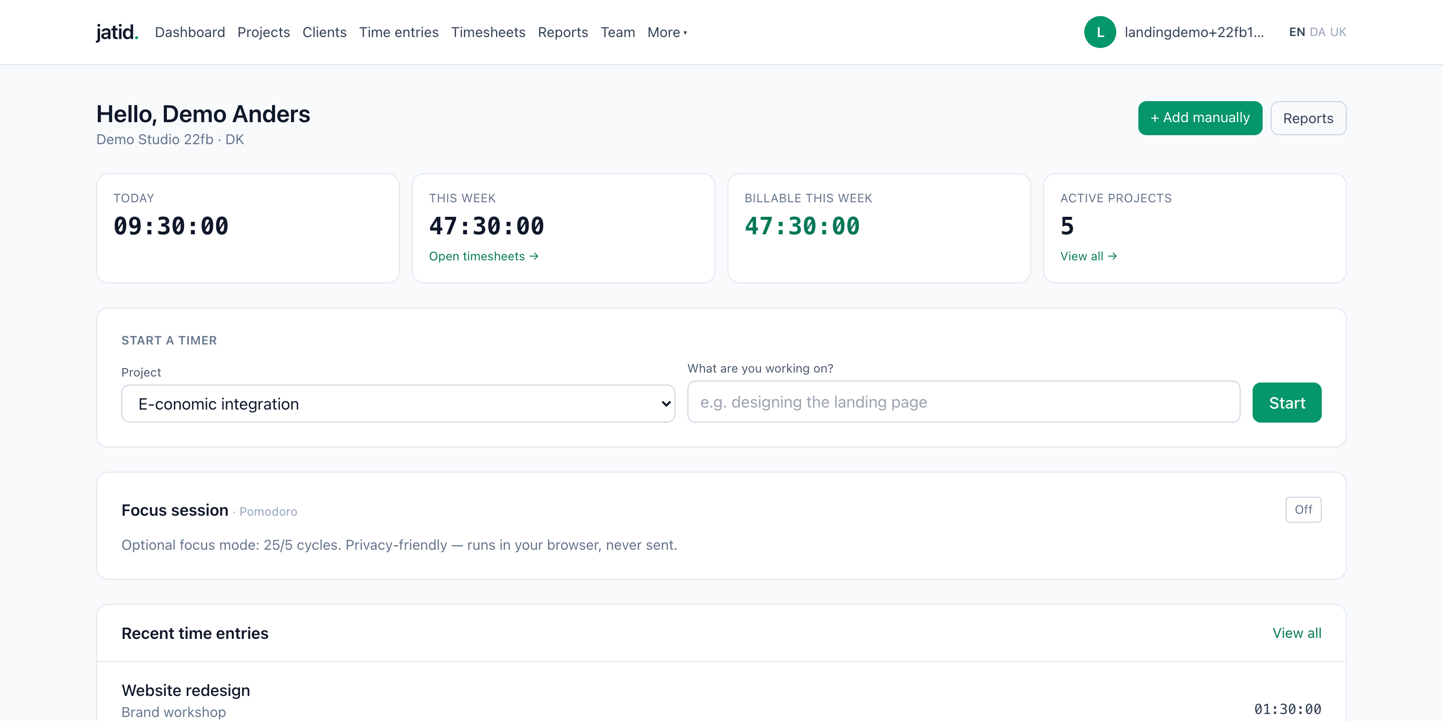 jatid dashboard preview